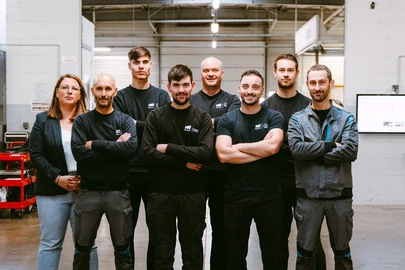 Photo d'une l'équipe SAV de la concessions Mouton Volkswagen Saint-Malo